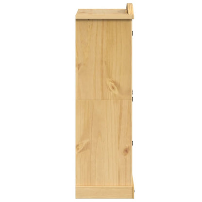 Wardrobe Corona 101X52X170 Cm Solid Wood Pine