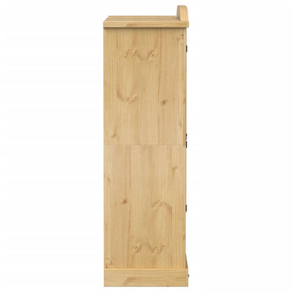 Wardrobe Corona 151.5X52X170 Cm Solid Wood Pine