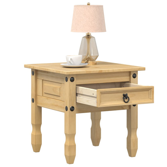 Side Table Corona 50X50X50 Cm Solid Wood Pine