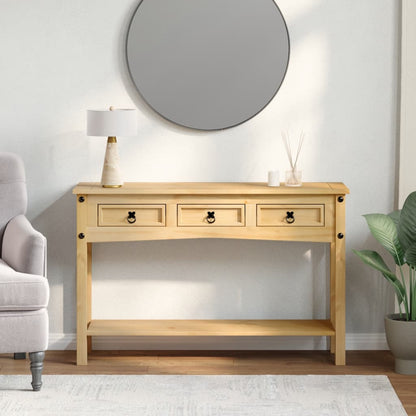 Console Table Corona 114X34.5X73 Cm Solid Wood Pine