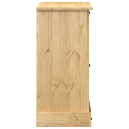 Chest Of Drawers Corona 110X43X91 Cm Solid Wood Pine