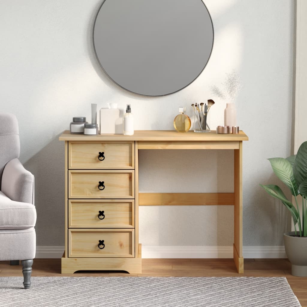 Dressing Table Corona104X47X75 Cm Solid Wood Pine