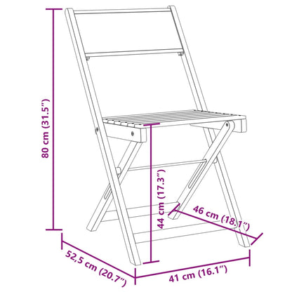 Folding Garden Chairs 4 Pcs Blue And White Fabric And Solid Wood