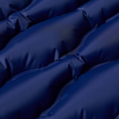 Self Inflating Camping Mattress With Integrated Pillow Navy Blue