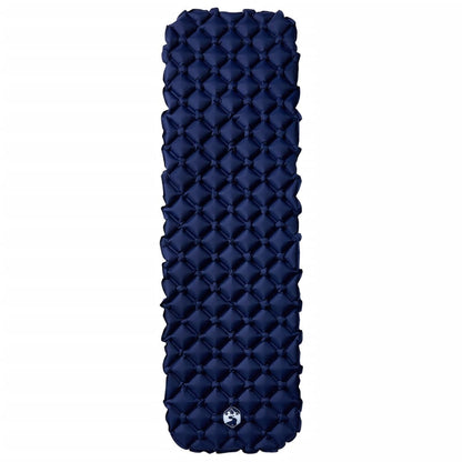 Inflating Camping Mattress 1-Person Navy Blue 190X58X6 Cm