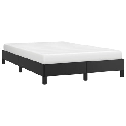 Bed Frame Without Mattress Black 120X190 Cm Small Double Faux Leather