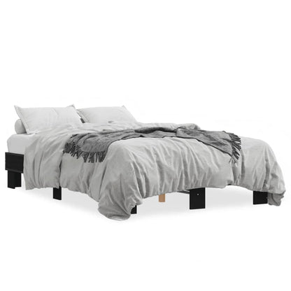 Bed Frame Without Mattress Black 140X200 Cm