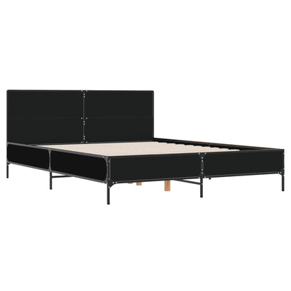 Bed Frame Without Mattress Black 160X200 Cm