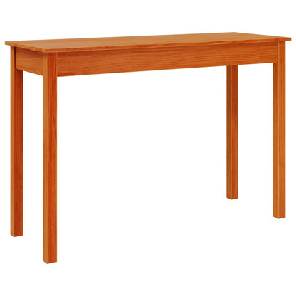 Console Table Wax Brown 110X40X75 Cm Solid Wood Pine