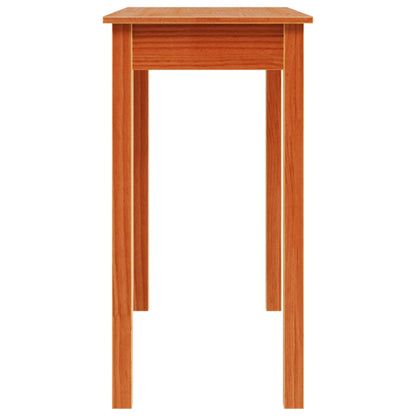 Console Table Wax Brown 80X40X75 Cm Solid Wood Pine