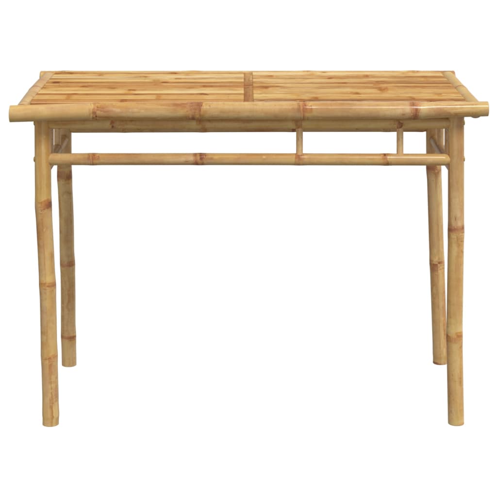 Garden Dining Table 110X55X75 Cm Bamboo