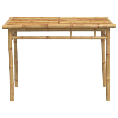 Garden Dining Table 110X55X75 Cm Bamboo