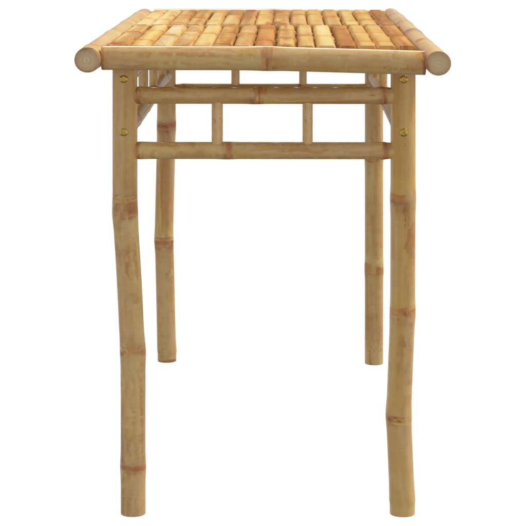 Garden Dining Table 110X55X75 Cm Bamboo