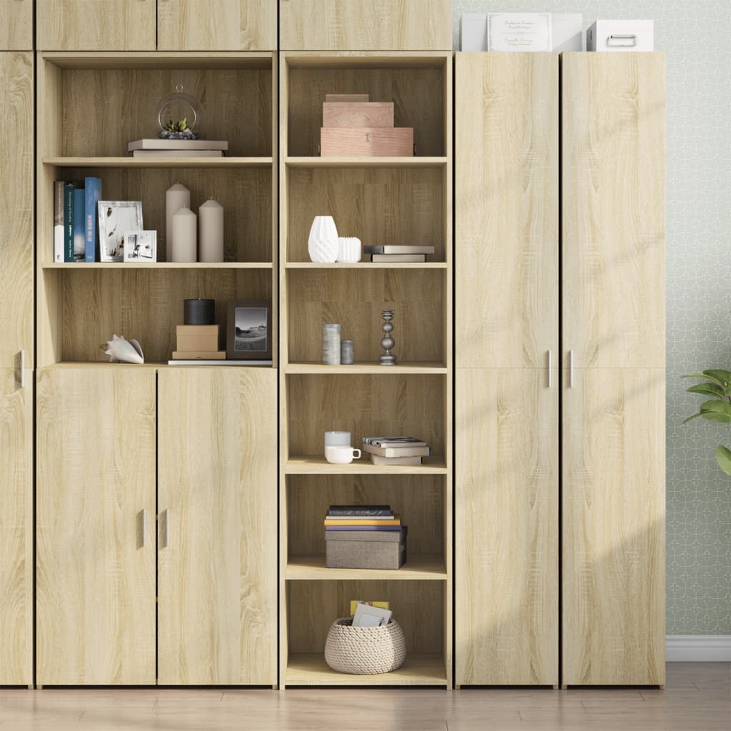 Highboard Sonoma Oak 50X41X185 Cm Engineered Wood