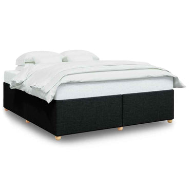 Bed Frame Without Mattress Black����Super King Fabric