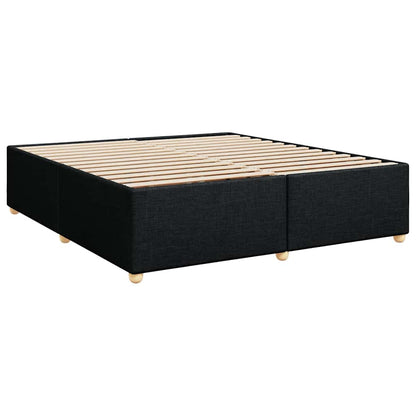 Bed Frame Without Mattress Black����Super King Fabric