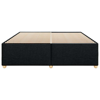 Bed Frame Without Mattress Black����Super King Fabric