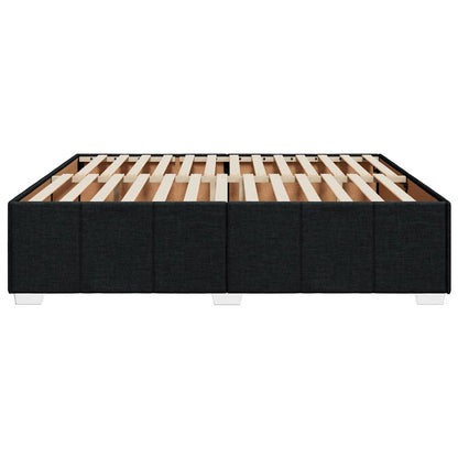 Bed Frame Without Mattress Black Super King Fabric