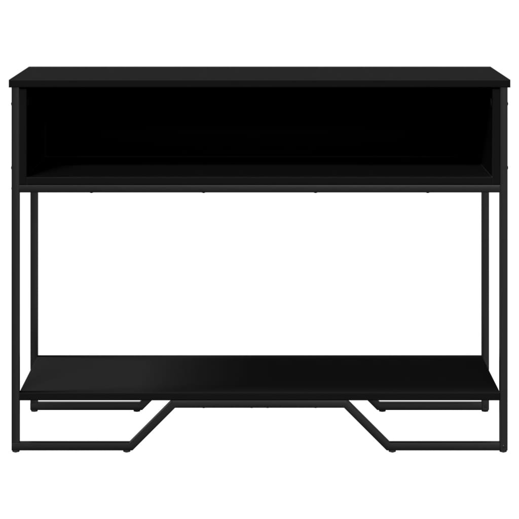 Console Table Black 100X35X74.5 Cm Engineered Wood