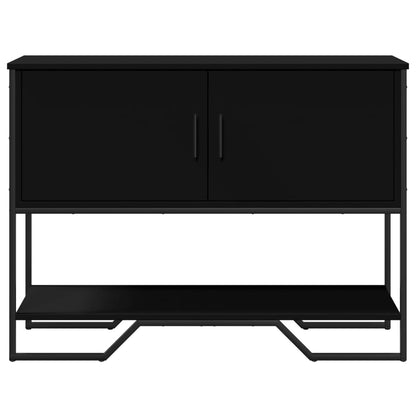 Console Table Black 100X35X74.5 Cm Engineered Wood