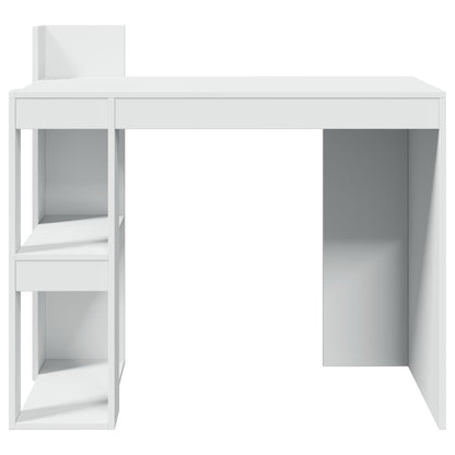 Office Desk White 103.5X56.5X94 Cm Engineered Wood