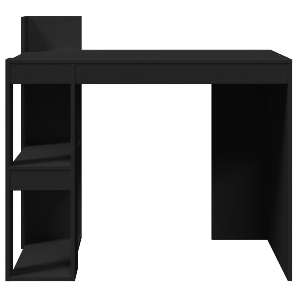 Office Desk Black 103.5X56.5X94 Cm Engineered Wood