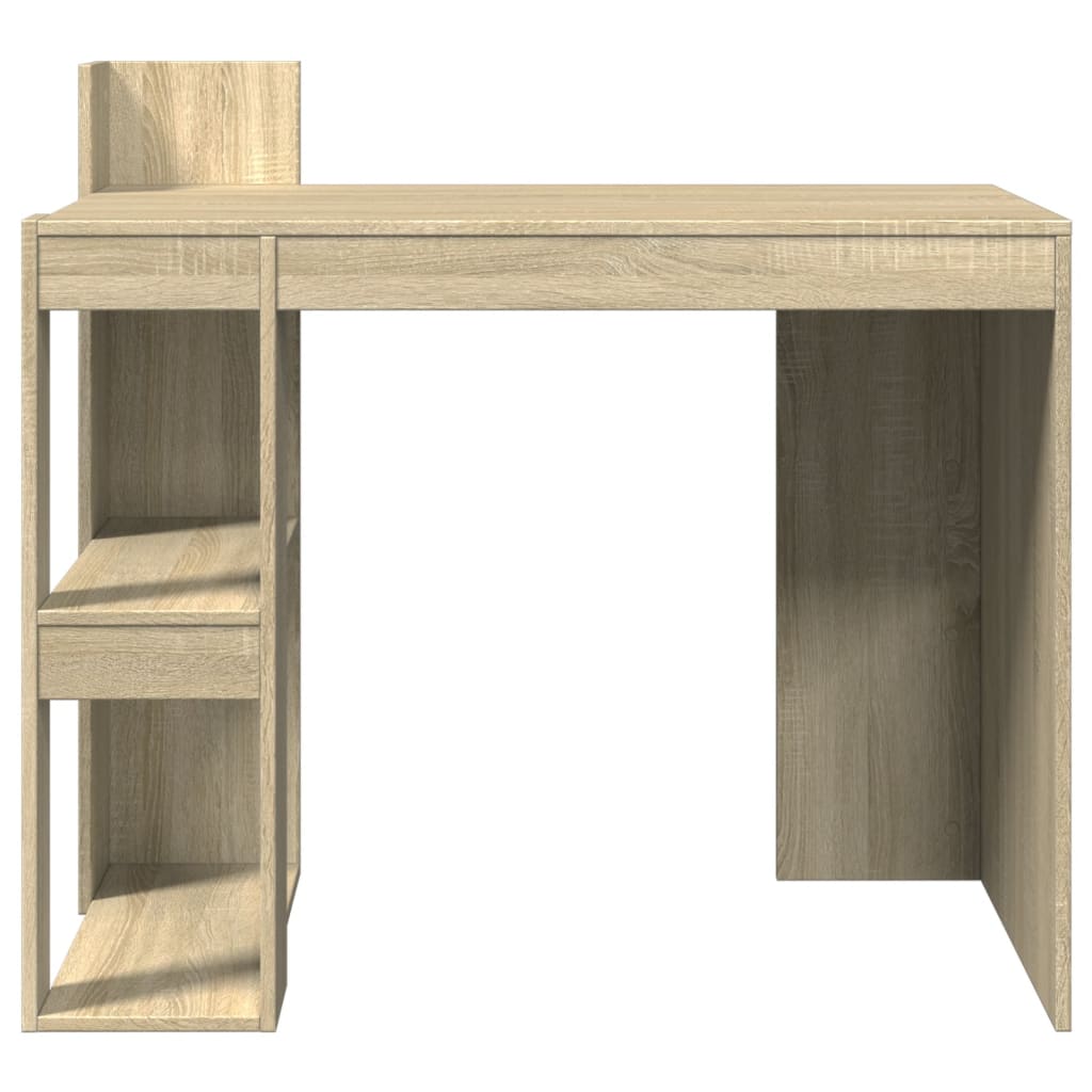 Office Desk Sonoma Oak 103.5X56.5X94 Cm Engineered Wood