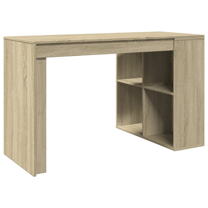 Office Desk Sonoma Oak 123.5X73.5X75 Cm Engineered Wood