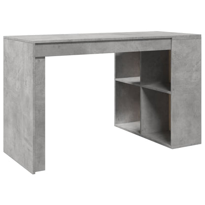 Office Desk Concrete Grey 123.5X73.5X75 Cm Engineered Wood