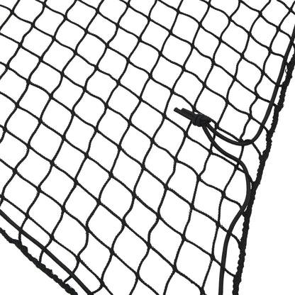 Trailer Net With Elastic Rope Black 3X2 M Pp