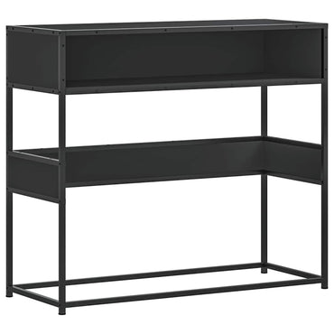 Console Table Black 90X35X80 Cm Engineered Wood