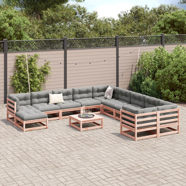 12 Piece Garden Sofa Set Solid Woodâ Douglas Fir