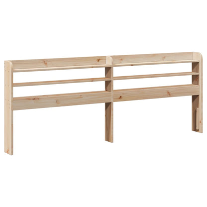 Bed Frame With Headboard 180X200 Cm Super King Solid Wood Pine