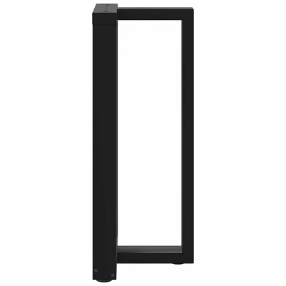 Bar Table Legs T-Shapedâ 2 Pcs Black 40X35X(90-91) Cm Steel