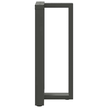 Bar Table Legs T-Shapedâ 2 Pcs Anthracite 40X35X(90-91) Cm Steel