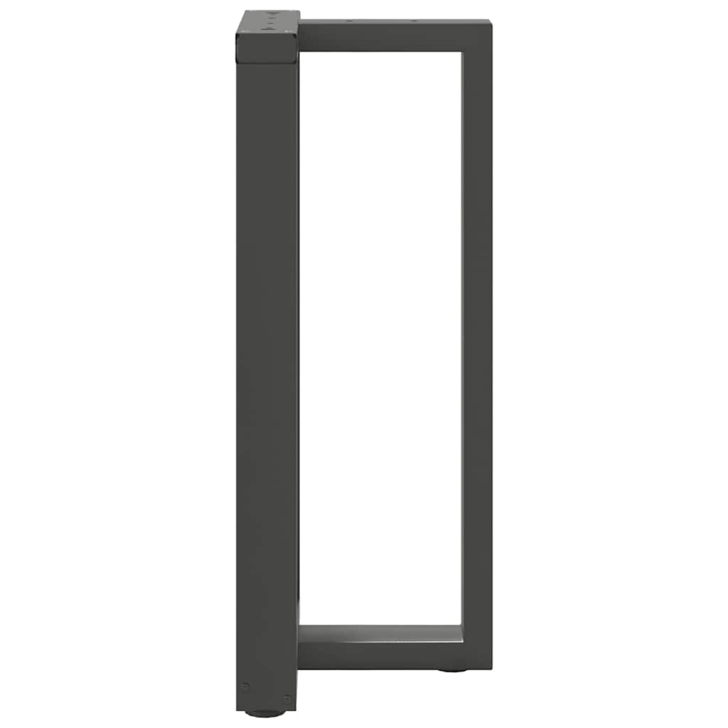 Bar Table Legs T-Shapedâ 2 Pcs Anthracite 50X35X(90-91) Cm Steel