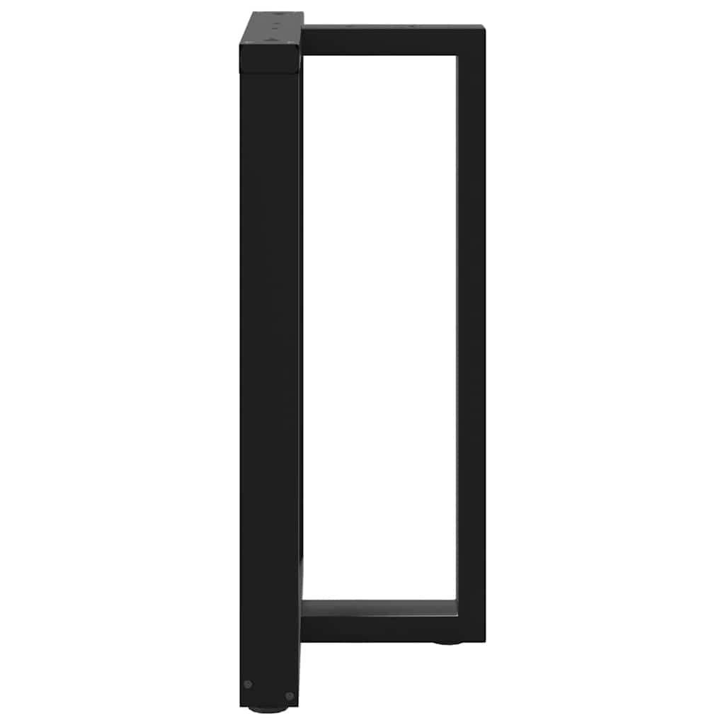 Bar Table Legs T-Shapedâ 2 Pcs Black 60X35X(90-91) Cm Steel