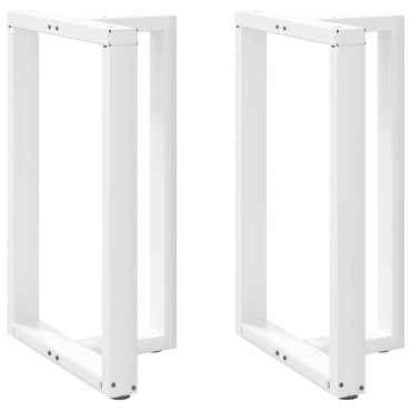 Bar Table Legs T-Shapedâ 2 Pcs White 60X35X(90-91) Cm Steel