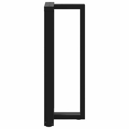 Bar Table Legs T-Shapedâ 2 Pcs Black 40X35X(100-101) Cm Steel