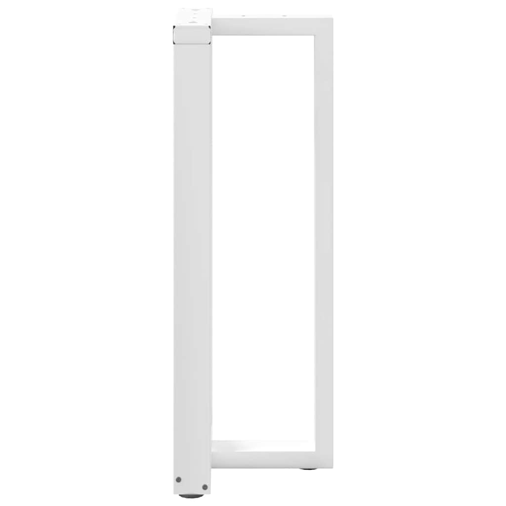 Bar Table Legs T-Shapedâ 2 Pcs White 40X35X(100-101) Cm Steel