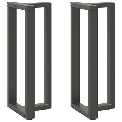 Bar Table Legs T-Shapedâ 2 Pcs Anthracite 40X35X(100-101) Cm Steel