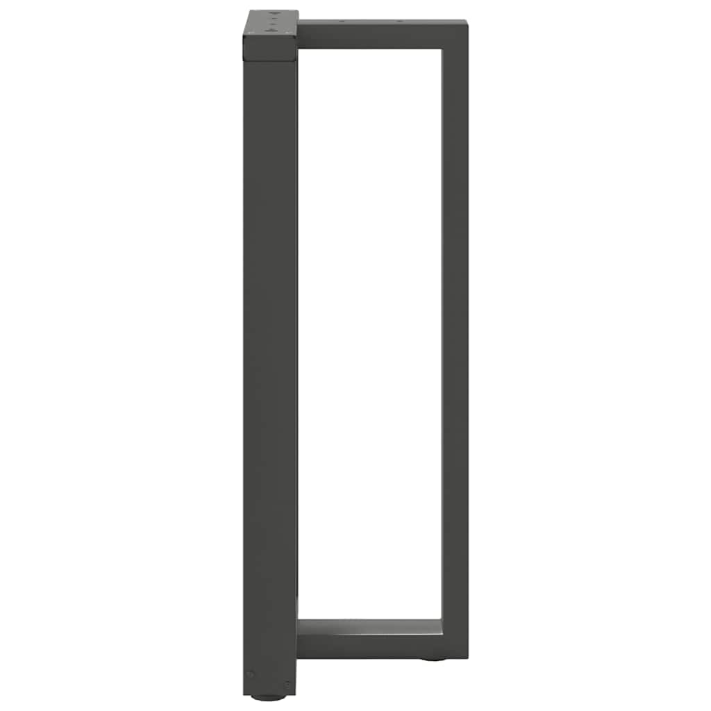 Bar Table Legs T-Shapedâ 2 Pcs Anthracite 40X35X(100-101) Cm Steel