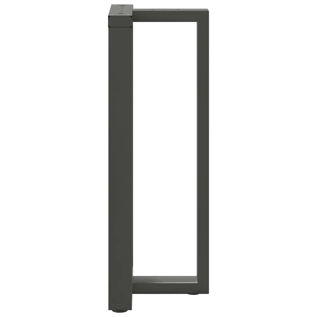 Bar Table Legs T-Shapedâ 2 Pcs Anthracite 50X35X(100-101) Cm Steel