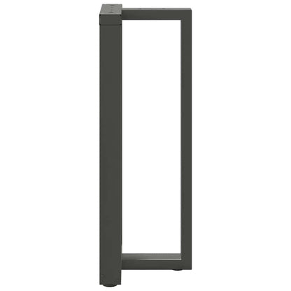 Bar Table Legs T-Shapedâ 2 Pcs Anthracite 50X35X(100-101) Cm Steel