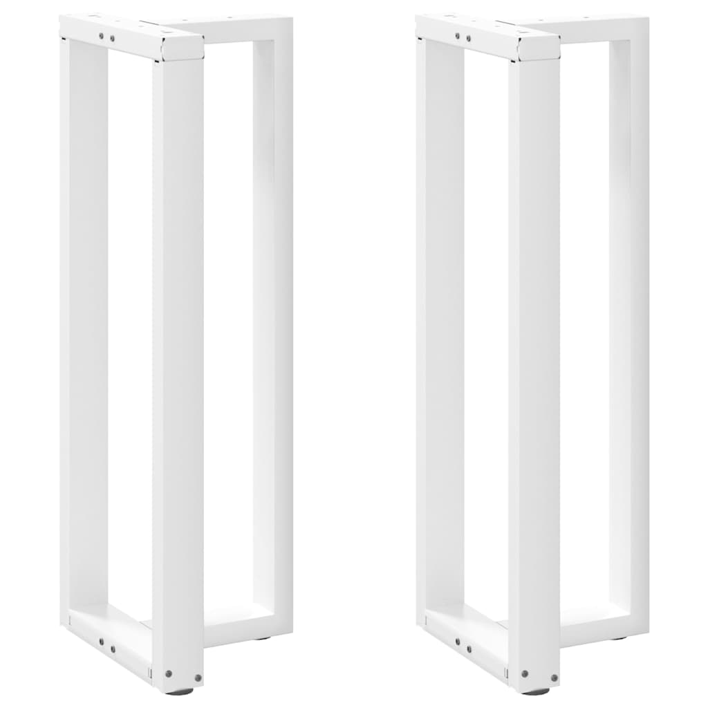 Bar Table Legs T-Shapedâ 2 Pcs White 40X35X(110-111) Cm Steel