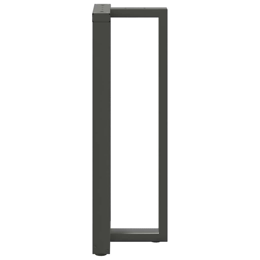 Bar Table Legs T-Shapedâ 2 Pcs Anthracite 50X35X(110-111) Cm Steel