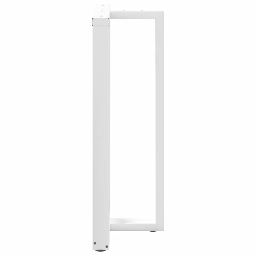 Bar Table Legs T-Shapedâ 2 Pcs White 60X35X(110-111) Cm Steel