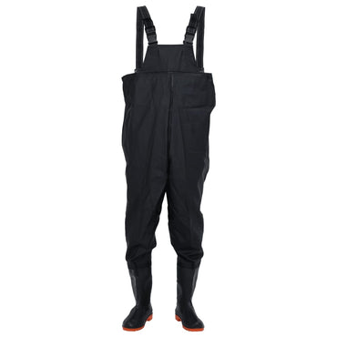 Chest Waders With Boots Black Size 46