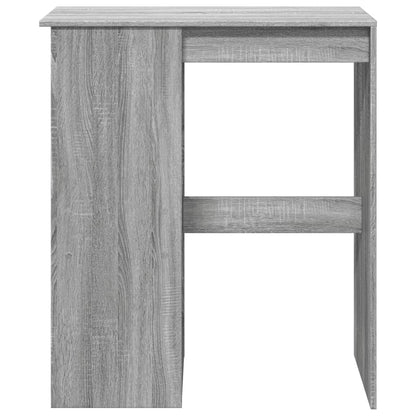 Bar Table With Racks Grey Sonoma 90X47.5X103.5 Cm Engineered Wood