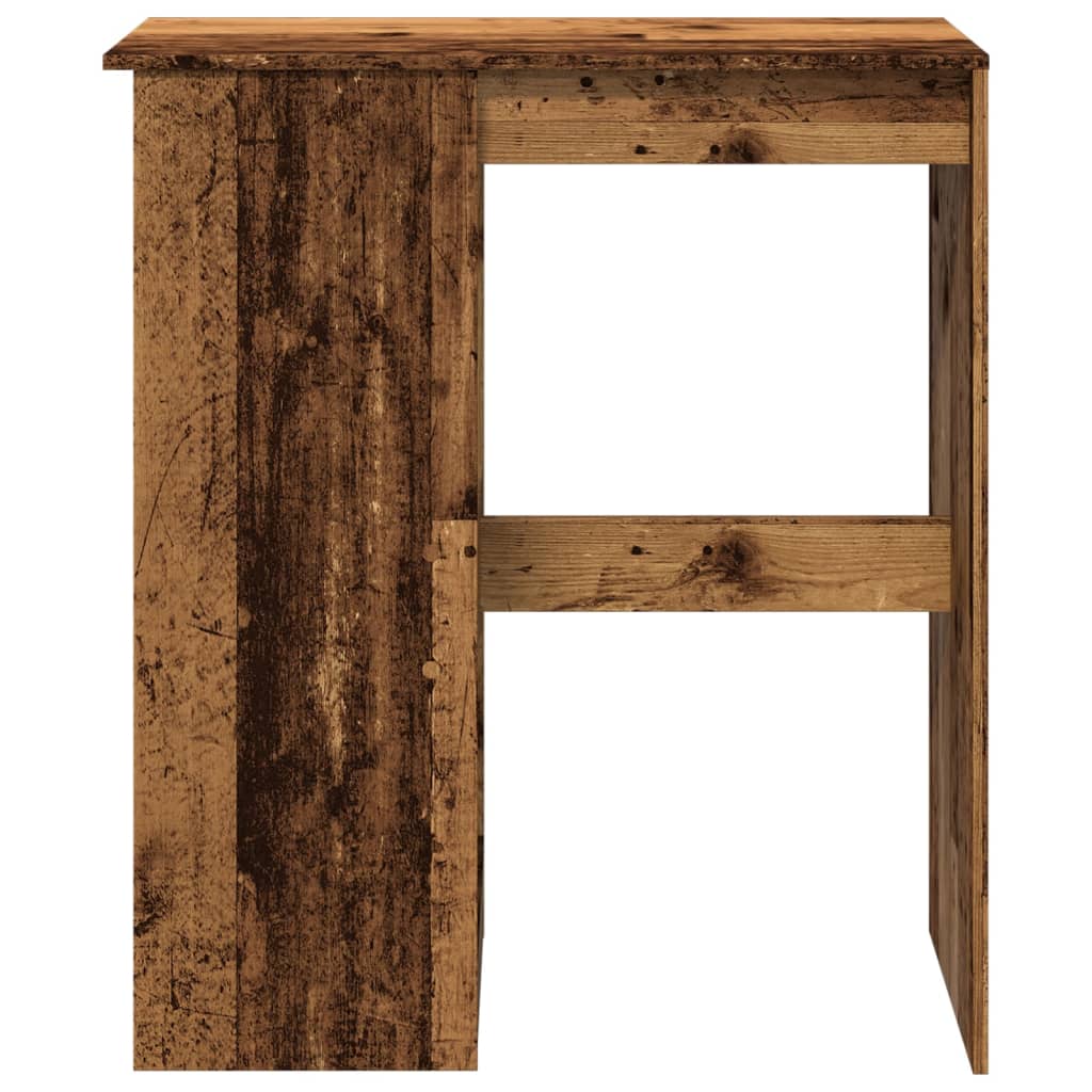 Bar Table With Racks Old Wood 90X47.5X103.5 Cm Engineered Wood